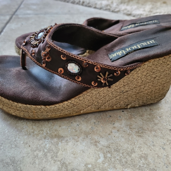 Anchor Blue brown sandals Size 7 - Picture 3 of 8